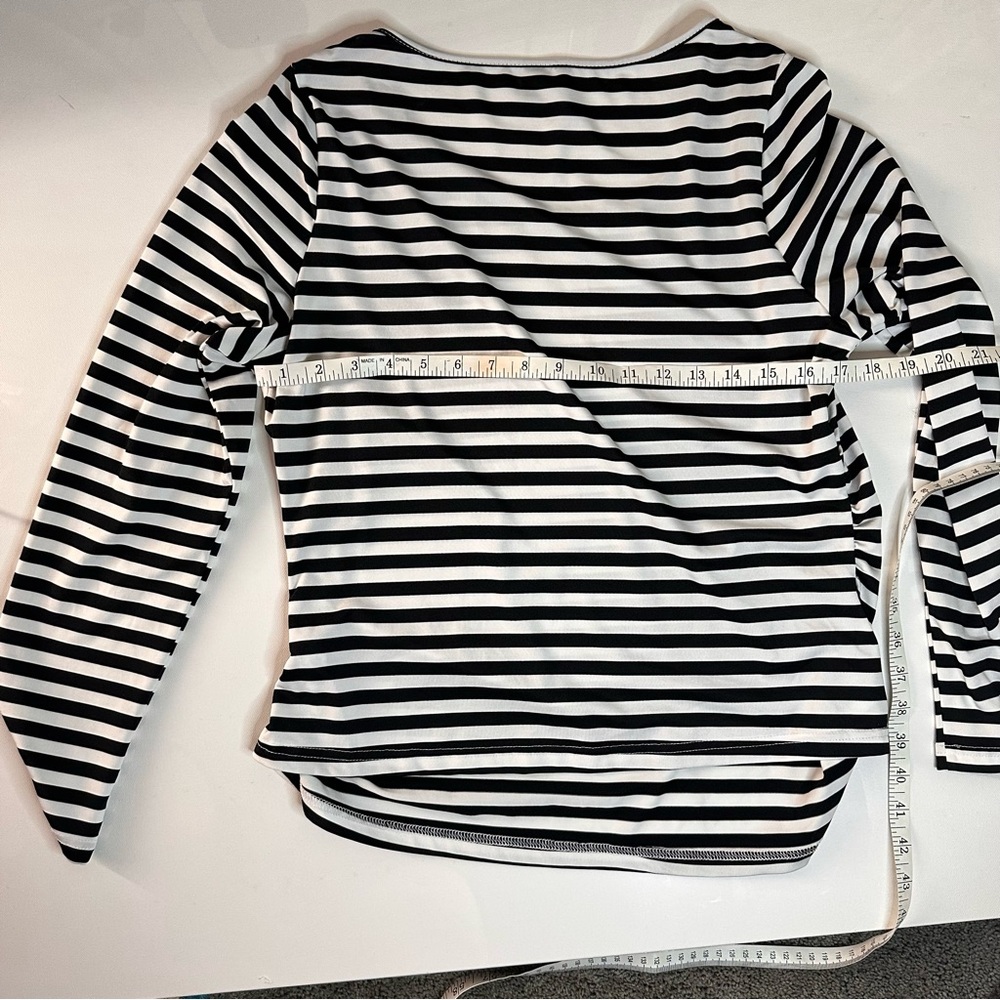 Striped Long Sleeve Tee lightweight - Picture 4 of 4